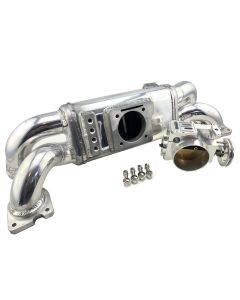 Aluminum Intake Manifold Kit & 70mm Throttle Body Fits 2001-05 WRX STI EJ25 EJ20