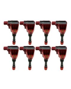 8 Pack Front + Rear Bank Ignition Coils for 03-11 Civic Electric Gas Hybrid 1.3L