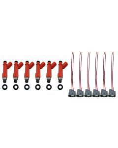 6 Fuel Injector 850cc for 1JZGTE 2JZGTE RB20DET RB26DETT CA18DET 4AGE 4AGZE 3SGE