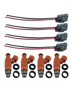 4 Marine Outboard Motor Fuel Injectors for 2000-2015 F115 DF90 DF100 DF115 DF140