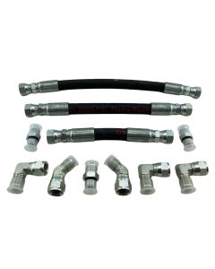 FITS 1994-1997 POWERSTROKE OBS 7.3L 7.3 TUBRO DIESEL HPOP HIGH PRESSURE OIL PUMP LINES + CROSSOVER HOSES