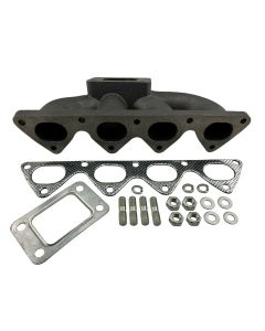 Turbo Header Exhaust Manifold + Gasket FOR B Series B16 B17 B18 B20 LS DOHC VTEC