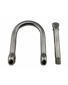 WIDE D SHACKLE 316 Stainless Steel for Marine Mooring Buoy & Industrial Rigging