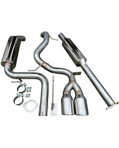 HiFlow Stainless Steel Exhaust Dual Tips FOR 2013+ Focus ST 2.0L Turbo Ecoboost