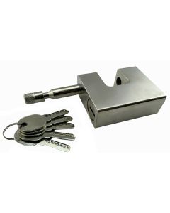 Heavy Duty Warehouse Storage Padlock Chain Pad Lock 84mm Container Garage Shop