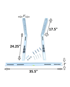Outdoor Mounting Bracket for Ductless Mini Split AC Heat Pump Systems 9k-36k BTU