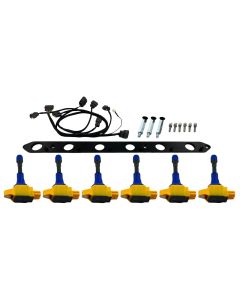 Ignition Coil Pack Conversion Wire Harness + Bracket + R35 Coils FOR RB26 S1 R32