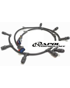 2004-2010 FORD SD 6.0L DIESEL GLOW PLUG WIRING HARNESS PAIR - LEFT + RIGHT