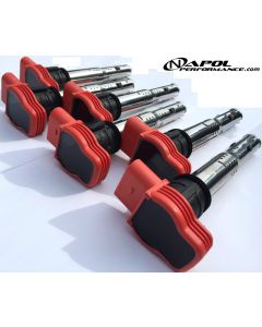 AUDI VW IGNITION COILS S5 A4 S4 Q5 A5 QUATTRO TOUAREG C1631 UF-529 5C1688 IC609