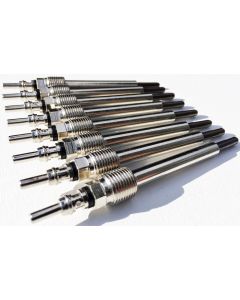8 GLOW PLUGS SET 2008-2010 FORD TURBO DIESEL 6.4L V8 POWERSTROKE F250 F350 F450 F550 F-250 F-350 F-450 2008 2009 20120 
