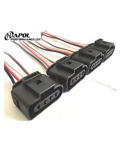 AUDI VW IGNITION COIL CONNECTOR REPAIR KIT HARNESS PLUG WIRING A4 RS4 TT A8 A6