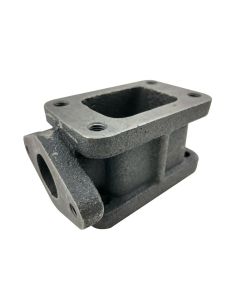 T3 To T3 Turbo Flange Adapter Extension & 38mm Wastegate Port Cast Iron Manifold