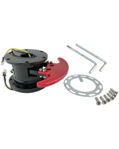 JDM Universal Adjustable Steering Wheel 90° FLIP UP Quick Tilt Release System