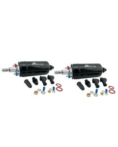Dual Fuel Pumps 760LPH Total Flow Rate External Inline Replaces Bosch 044 1000HP