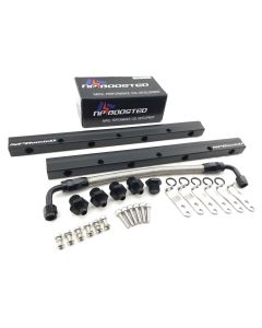 Aluminum Custom Fuel Rail & Middle Pipe LS1 LS3 LS6 LSX Engine Hardware Included