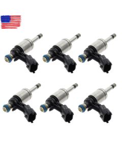 Set of 6 Fuel Injectors for Chevrolet & GMC Camaro Traverse Acadia 3.6 12638530