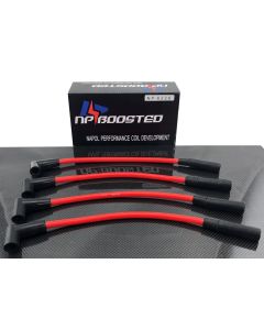 4 Spark Plug Ignition Wire Set 8mm Universal for IGNA1 Smart Coils AEM 556-112