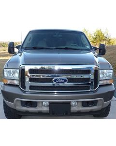 Ford 05 06 07 Chrome Grille, Conversion Fits 1999-2004 Super Duty F250 F350 F450