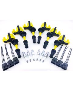 FAIRLADY Z 300ZX IGNITION COILS & NGK SPARK PLUGS WIRE HARNESS REPAIR KIT V6 3L