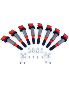 IGNITION COILS BMW X5 ALPINA 760 750 745 650 645 550 545 4.4 4.8 6.0L NGK PLUGS