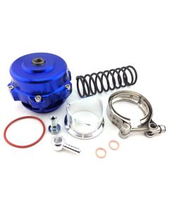  50MM BLOW OFF VALVE KIT BILLET ALUMINUM TURBO w CLAMP SPRING FLANGE HONDA ACURA