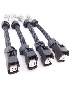 FUEL INJECTORS EV6 EV14 NIPPON ADAPTER CONNECTOR MR2 WRX IMPREZA 3SGTE EJ20 EJ25