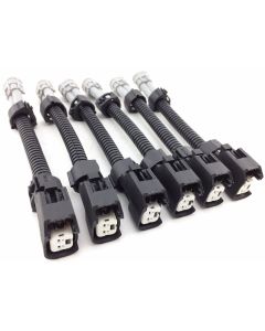 6 EV6 EV14 FUEL INJECTOR CLIPS TO NIPPON ADAPTER CONNECTOR SUPRA ARISTO 1JZ 2JZ