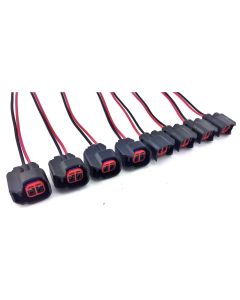 EV6 EV14 FUEL INJECTOR PIGTAILS CONNECTORS DODGE FORD 5.0L CHEVY 5.7L LS2 LS3 GM