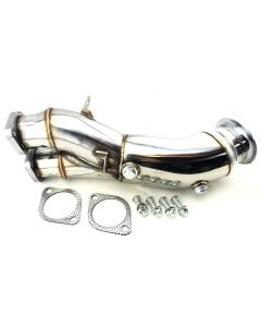 BMW 2011-2012 335i 135i N55 Single Turbo Downpipe High Flow 4" Fits 3.0L Engine