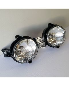 For 2002-2009 Dodge RAM 1500 2500 3500 Clear Fog Light Kit w/Switch Bulbs Wiring