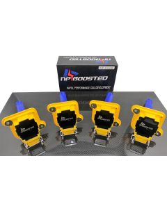 Pack of 4 Ignition Coils Hi Output for Audi A3 A4 A6 A8 VW Passat 1.8L 3.7L 4.2L 