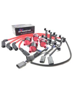 Mazda RX-8 RX8 D585 Ignition Coil Packs Kit Wires w/ Harness & Mounting Bracket