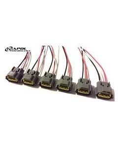 NISSAN SKYLINE IGNITION COIL CONNECTOR PLUGS HARNESS WIRING SR20 RB20 RB25 RB26