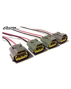 NISSAN SILVIA 180SX 240SX 200SX IGNITION COIL CONNECTOR HARNESS PLUGS WIRING S13