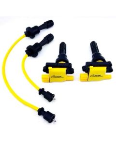MITSUBISHI LANCER EVO 4-9 COIL PACK SET IGNITION KIT PERFORMANCE 8MM COIL WIRES
