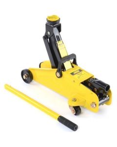 JEGS 2 Ton Yellow Steel Trolley Jack 17-1/2" L X 7.5" W