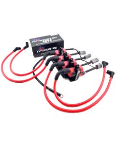 Mazda RX-8 RX8 D585 IGNITION Coil Kit 10mm Wires w/ Harness & Mounting Bracket