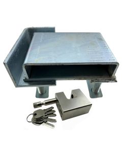 Bolt On Cargo Sea Container Can Security Storage Lock Box + Padlock Bolts Keys